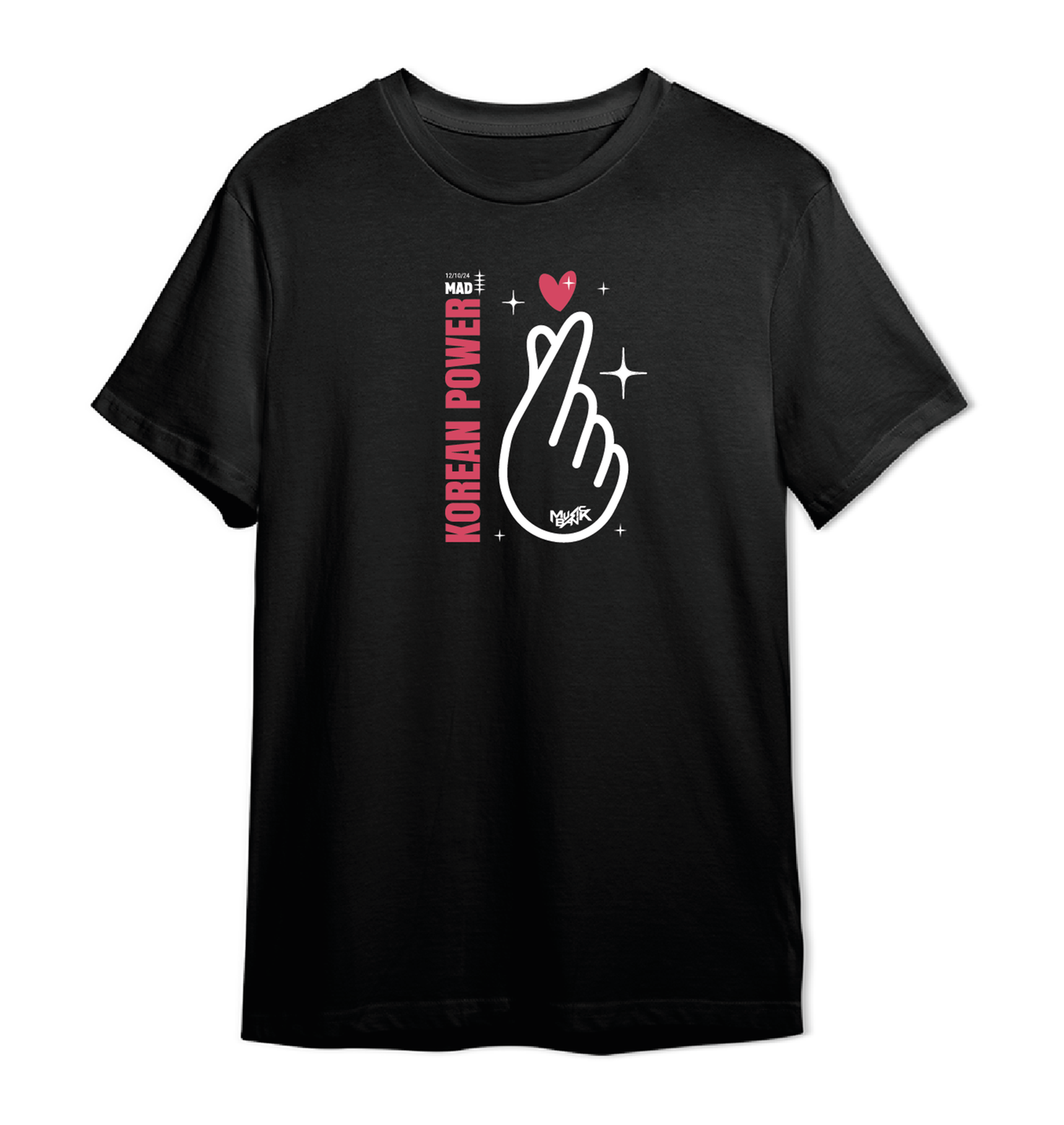 Camiseta - Korean Power - Finger Heart