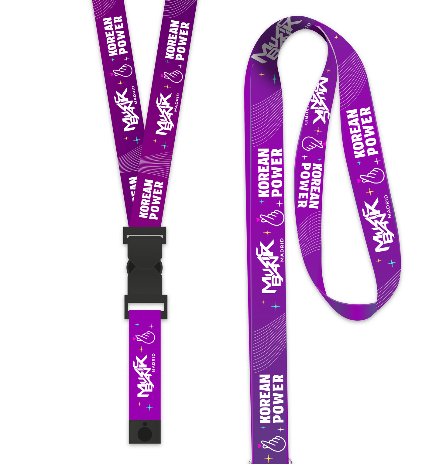 Lanyard - Korean Power - Music Bank Madrid
