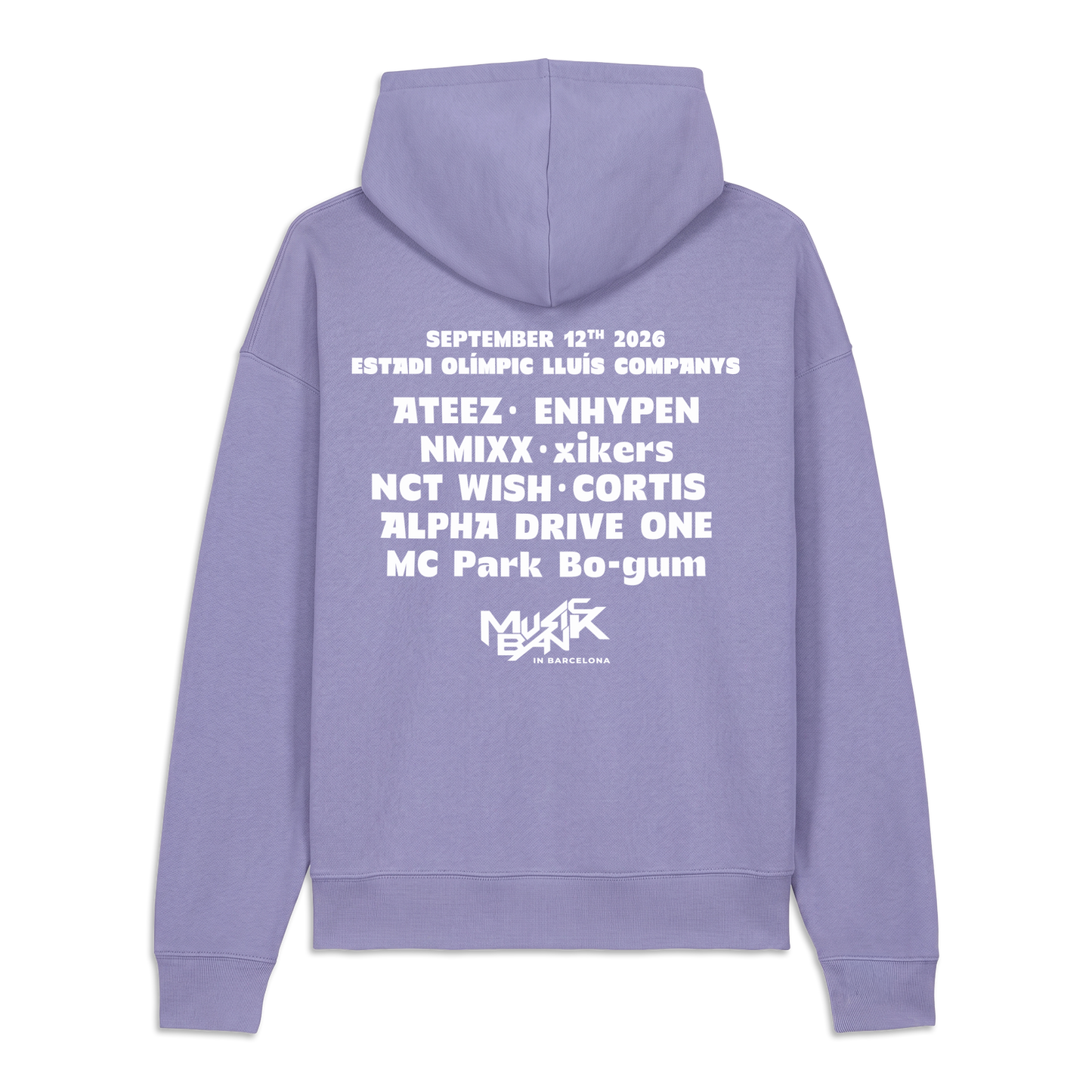 Sudadera - Music Bank Barcelona 2026 - Lavanda