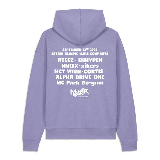 Sudadera - Music Bank Barcelona 2026 - Lavanda
